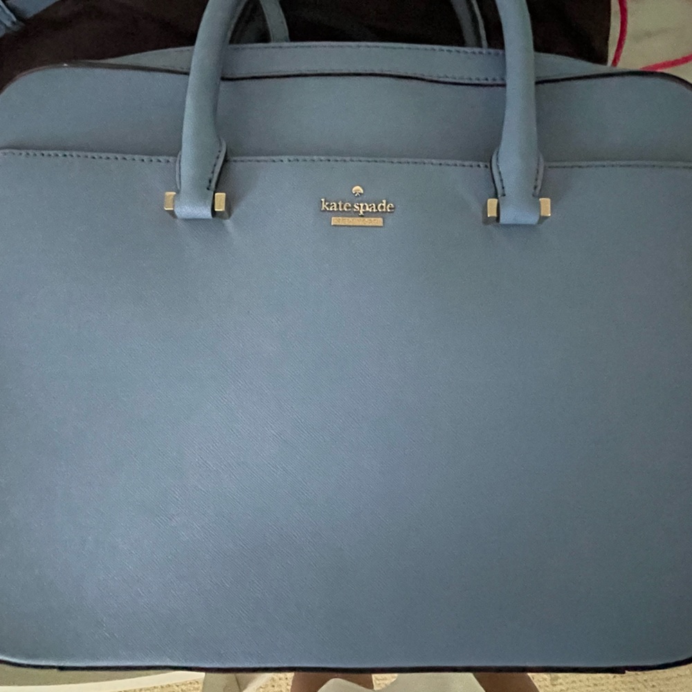 NEW Kate Spade Periwinkle laptop and file case